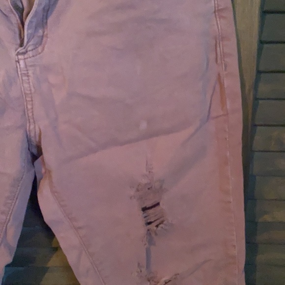 Mauve colored ripped jeans in EUC - Picture 3 of 3